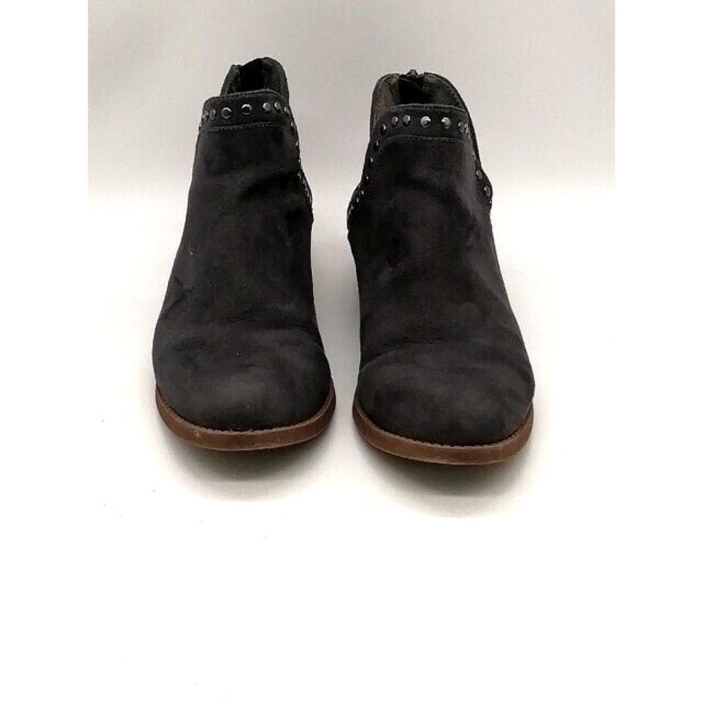 Carlos by Carlos Santana Shoes Womens Ankle Boot Bailey Gray 7 Back Zip Studded